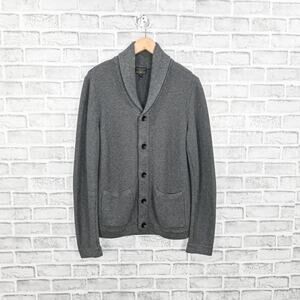 Rag & Bone NY Standard Issue Avery Shawl Collar Cardigan in grey size Small